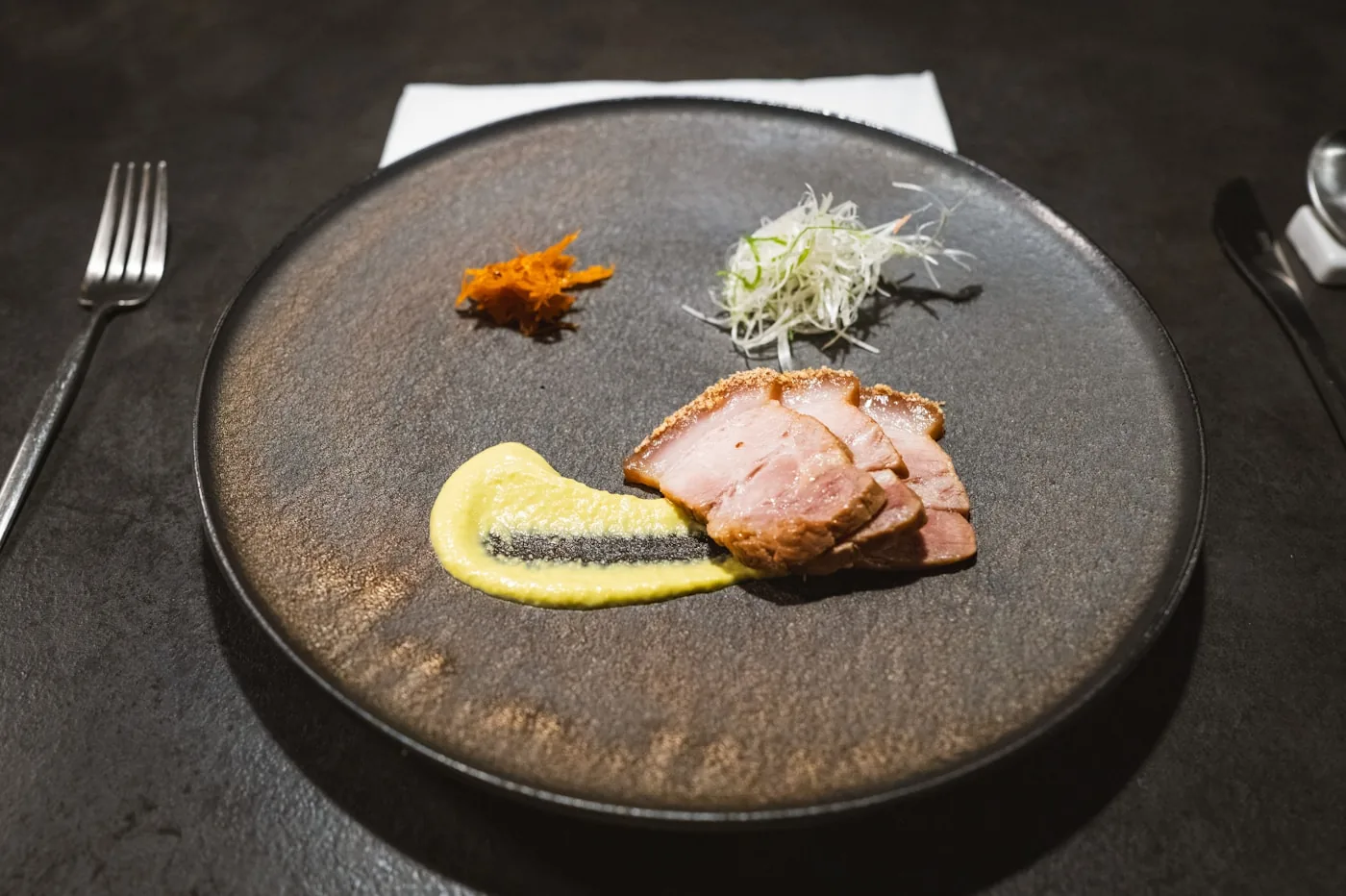 Assiette du menu Découverte